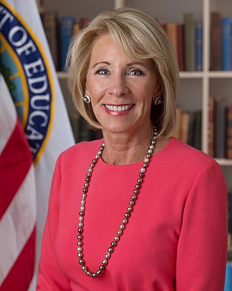 IN INTERVIEW DeVOS ‘Frankly Disgusted’ By ‘Total Hypocrite’ Joe Biden